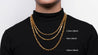 10K Yellow Gold Babel Link Chain