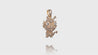 14K Yellow Gold Dragon Chinese Zodiac Diamond Pendant