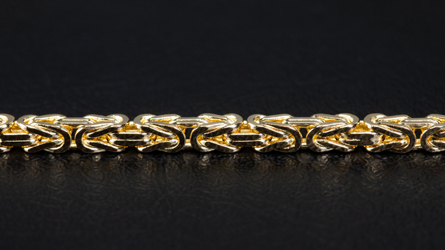 10K Yellow Gold Babel Link Chain