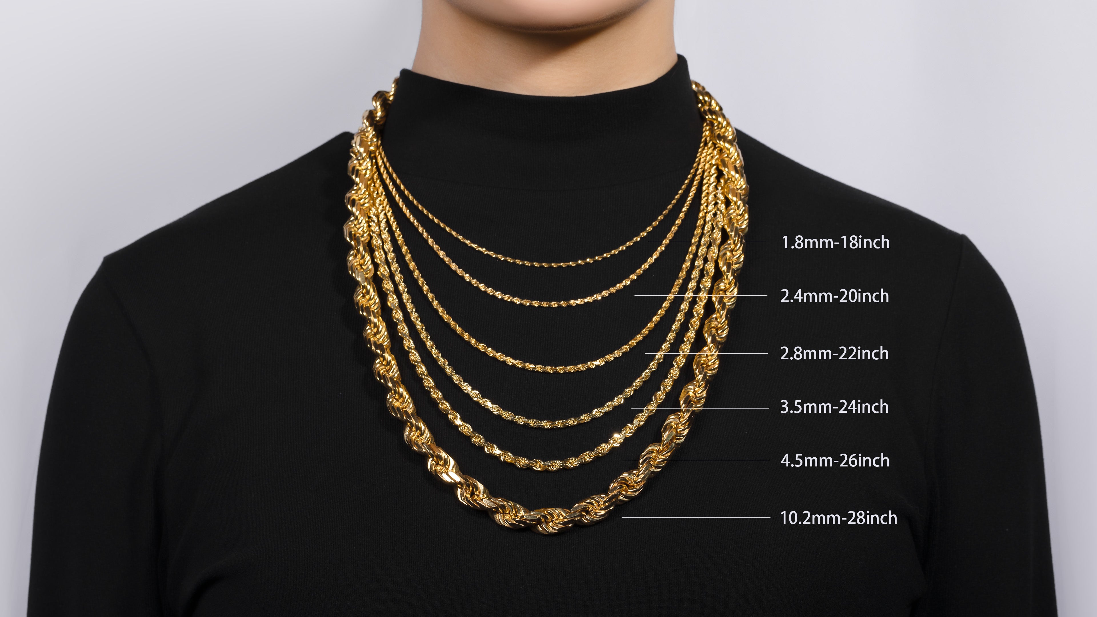 Gold chain Nonna 3.5 mm | JewelryAndGems.eu