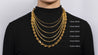 10K Yellow Gold Hatra Link Chain