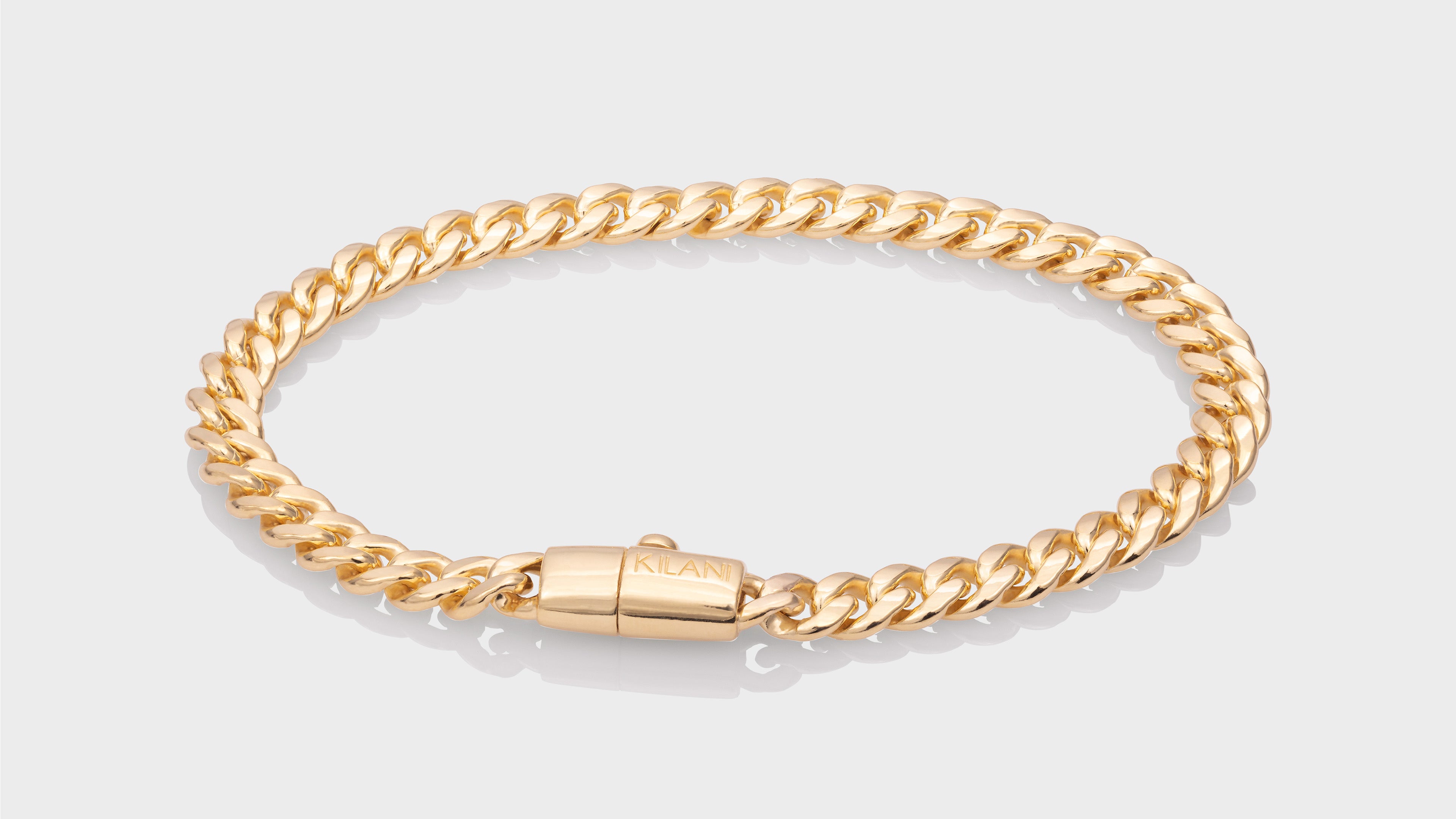 10K Gold Leo Link Bracelet