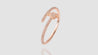 18K Rose Gold Diamond Chakoch Bangle Bracelet