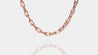 10K Rose Gold Ballerina Link Chain