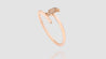 [Pre-Order] 18K Rose Gold Diamond Chakoch Head Bangle Bracelet (17-20)
