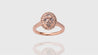 18K Rose Gold Kilani Signature Oval Engagement Ring