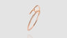 [Pre-Order] 18K Rose Gold Plain Chakoch Bangle Bracelet