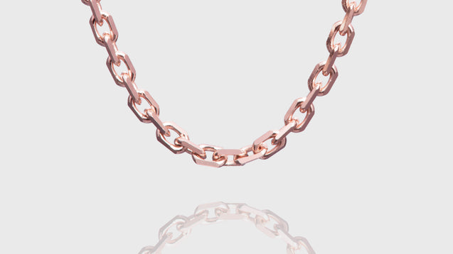 10K Gold Sunshine Link Chain