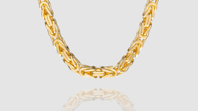 10K Yellow Gold Babel Link Chain