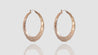 10K Gold Embroidery Hoop Earrings