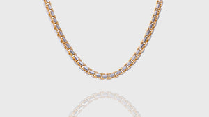 10K Two-Tone Gold Ashor Link Chain