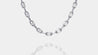 10K White Gold Ballerina Link Chain