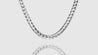 10K White Gold Basra Link Chain