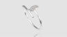 [Pre-Order] 18K White Gold Diamond Chakoch Head Bangle Bracelet (17-20)