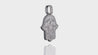 10K White Gold Hamsa Hand Diamond Pendant