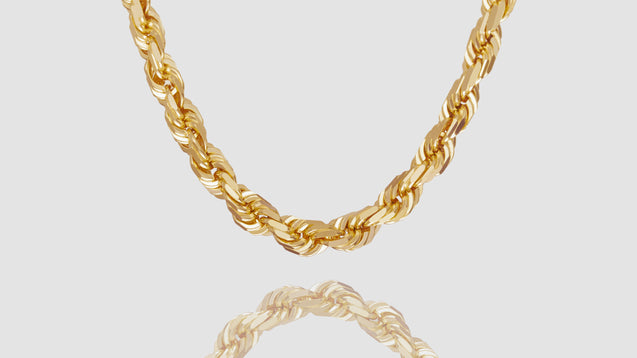 10K Yellow Gold Hatra Link Chain