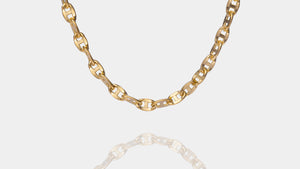 10K Yellow Gold Ballerina Link Chain