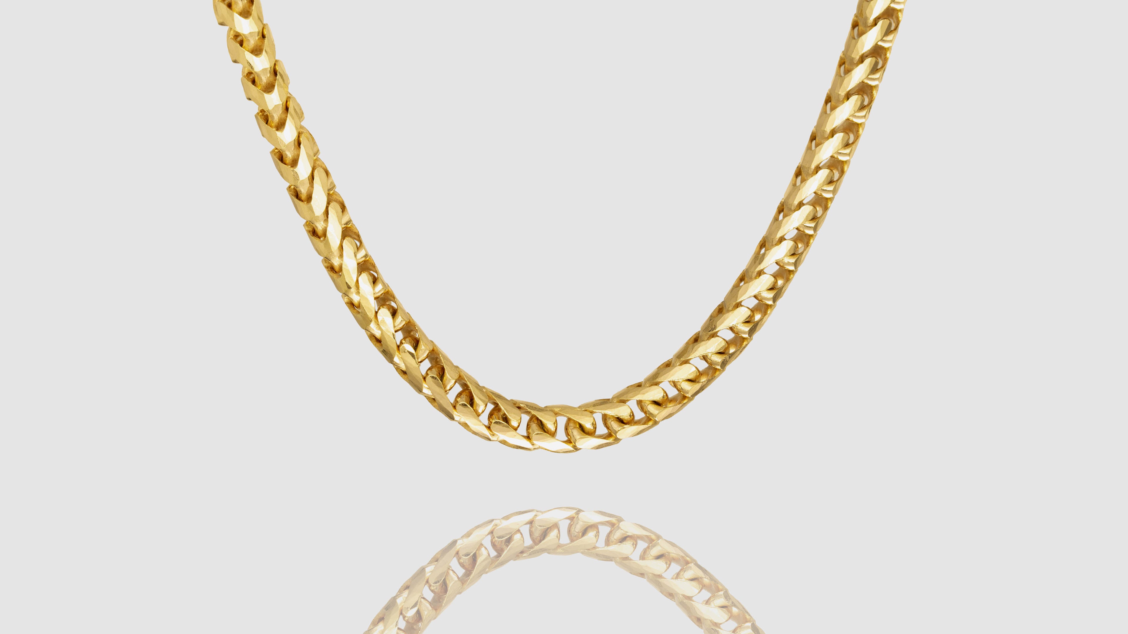 10K Gold Basra Link Chain