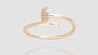 18K Yellow Gold Diamond Chakoch Head Bangle Bracelet