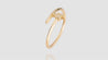 18K Yellow Gold Diamond Chakoch Head Bangle Bracelet