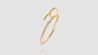 [Pre-Order] 18K Yellow Gold Plain Chakoch Bangle Bracelet*