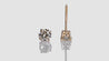 14K Yellow Gold Single Diamond Stud Earrings