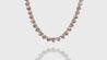 14k Yellow Gold 3 Prong Tennis Diamond Chain
